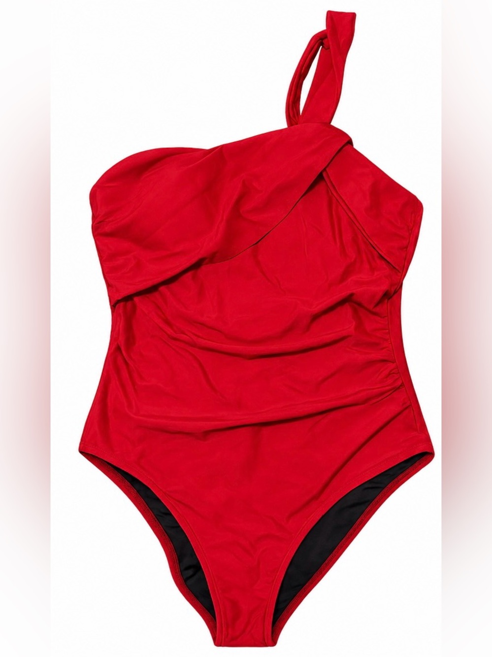 Cupshe Red One-Shoulder Swimsuit